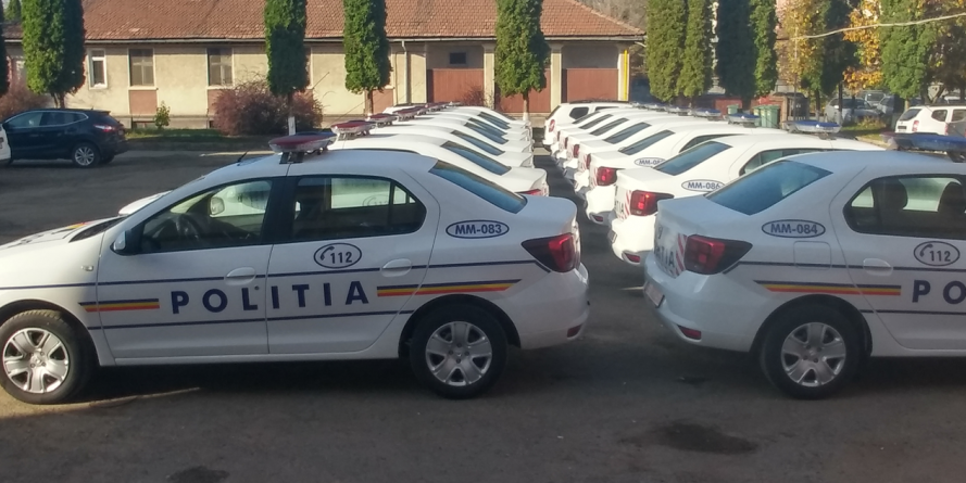 Poliția maramureșeană a fost dotată cu 15  autospeciale noi