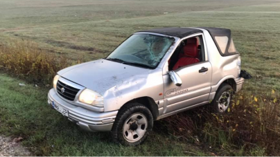 S-a dat de două ori peste cap și nu a pățit nimic