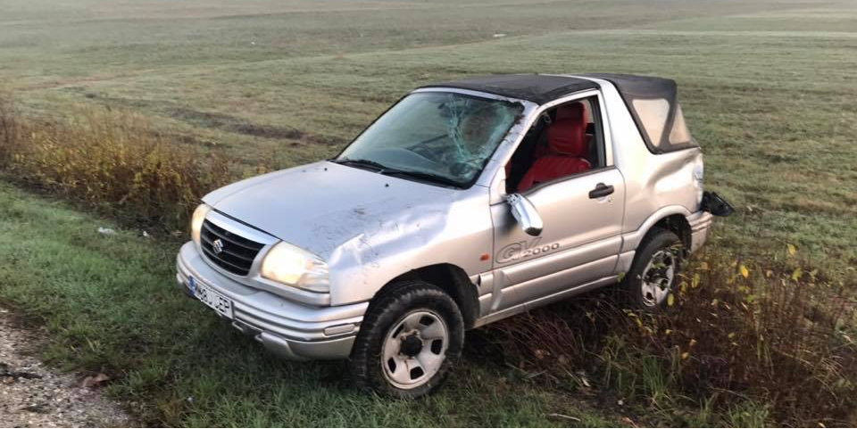 S-a dat de două ori peste cap și nu a pățit nimic