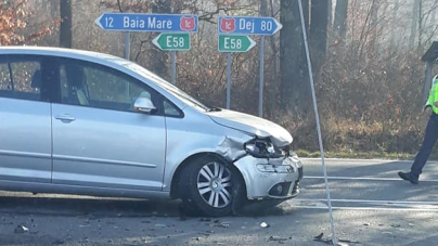 Alte tamponări în intersecția de la Hideaga (GALERIE FOTO)