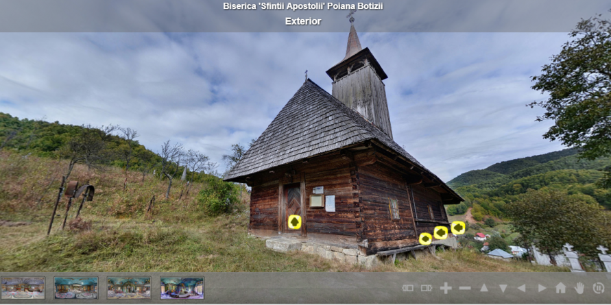 Tururi virtuale în 30 de biserici din Țara Lăpușului