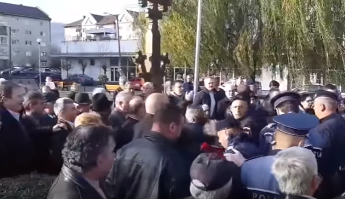 S-a lăsat cu scandal la Biserica ”Sf. Iosif Mărturisitorul” din Sighet