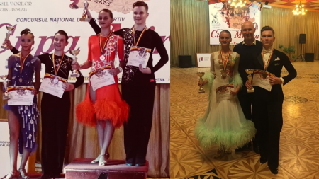 9 medalii pentru dansatorii maramureșeni la concursul național ”Cupa Mirona”