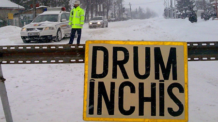 Drumurile județene închise în perioada de iarnă