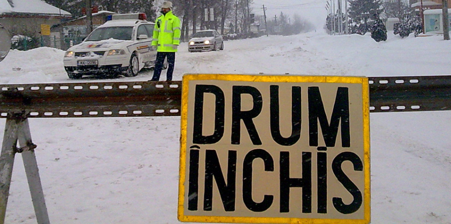 Drumurile județene închise în perioada de iarnă