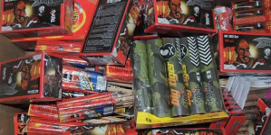 Percheziție domiciliară în Baia Mare: 270 de kilograme de articole pirotehnice confiscate