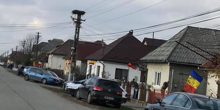 Una caldă, alta rece la… Recea: tricolor pentru fiecare gospodărie și teren de sport vandalizat în Lăpușel (VIDEO)