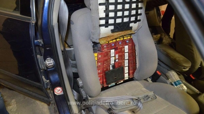 Contrabandist prins după o percheziție