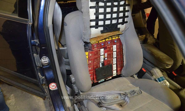 Contrabandist prins după o percheziție