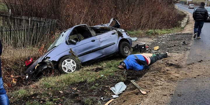 Pseudo-acostamentul de nisip de pe DN 18B a început să facă victime (VIDEO)