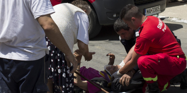 A accidentat o bătrână de 81 de ani, dar nici măcar nu a oprit mașina