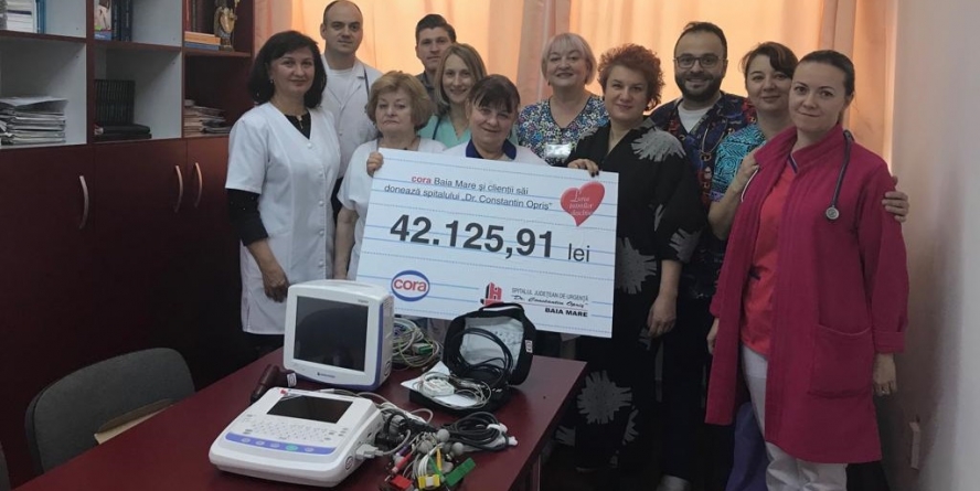 Donație de aparatură nouă pentru Secția Pediatrie a Spitalului Județean Baia Mare (GALERIE FOTO)