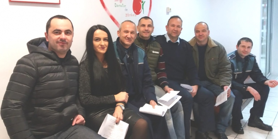 Polițiștii rutieri au donat sânge și în acest an în preajma sărbătorilor