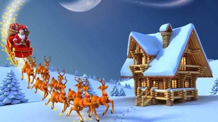 „Uite, vine Moș Crăciun!”