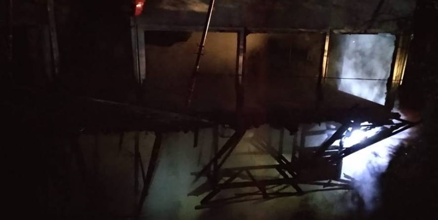 Incendiu în noaptea de revelion