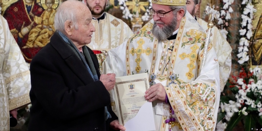Un veteran de război, în vârstă de 100 de ani, răsplătit cu Ordinul ”Sfântul Ierarh Iosif Mărturisitorul din Maramureş” (GALERIE FOTO)