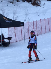 Maramureșeanca Jennifer Remețean, singura schioare  din România ce a urcat  pe podium la FIS Children Trophy 2019
