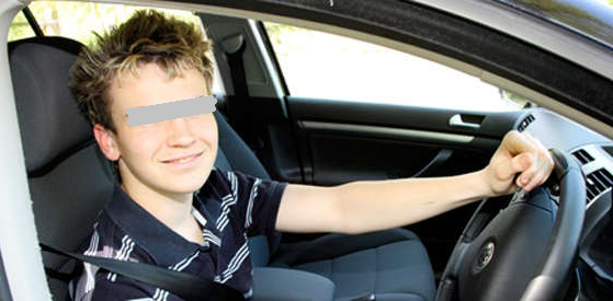 3 în 1: minor sub 16 ani, băut și fără permis prins la volan