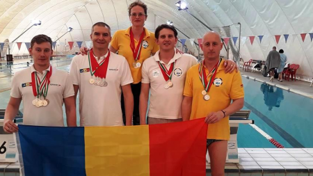 Evoluție „gold” a înotătorilor masters de la ”Gold Star Baia Mare”
