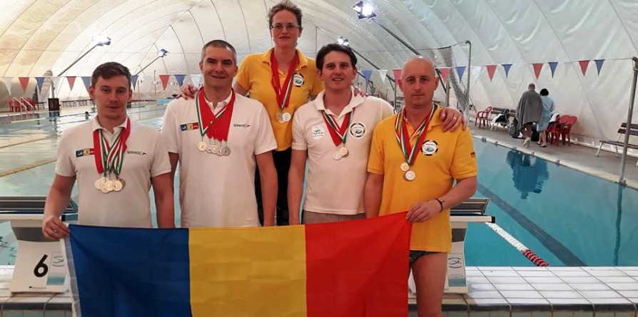 Evoluție „gold” a înotătorilor masters de la ”Gold Star Baia Mare”