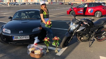 La Raliul Doamnelor, Gabriela Pîrvu a câștigat titlurile de campioană a Băii Mari și de cea mai bună motociclistă