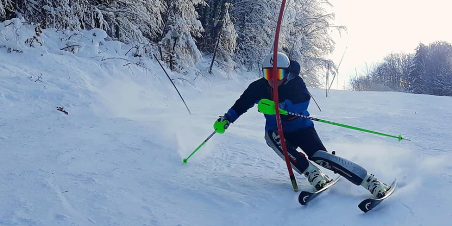 Băimăreanul Vlad Băran – un titlu de campion național și două de vicecampion la schi alpin (GALERIE FOTO)