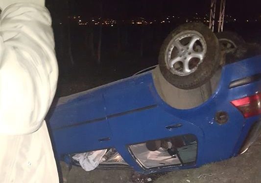 Accident la ieșirea din Recea spre Baia Mare