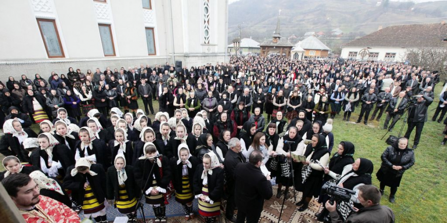 Târnosirea bisericii cu hramul „Buna Vestire” din  Ieud