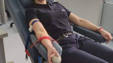 Jandarmi care și-au dat sângele pentru binele semenilor (GALERIE FOTO)