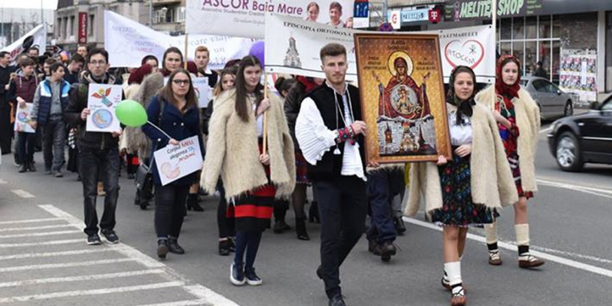 Se caută voluntari pentru evenimentul pro-vita din Baia Mare, din 23 martie