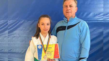 Judoka Alexandra Ștefania Rus, medalie de bronz la Campionatele Naționale