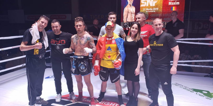 Andrei Ostrovanu și Adrian Maxim de la Ayo Gym, învingători în galele de kickbox din weekend (GALERIE FOTO)