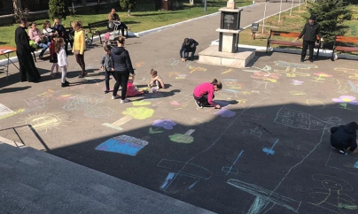 Activități pentru copii la biserica „Sfinții Arhangheli Mihail și Gavriil” (GALERIE FOTO)