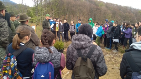 Două zile de împăduriri cu elevi de la Colegiul Național ”Vasile Lucaciu” (GALERIE FOTO)