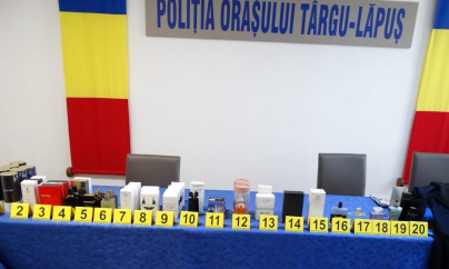 Confiscări de mărfuri în Târgu Lăpuș  (GALERIE FOTO)