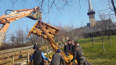 La Muzeul Satului, troiță în memoria celor care s-au jertfit pentru realizarea Marii Uniri