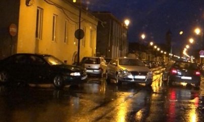 Tamponare pe strada Vasile Lucaciu