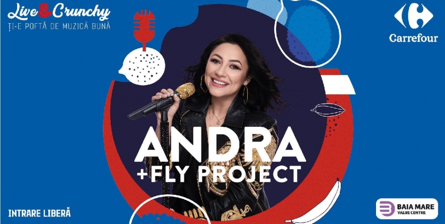 Concert Andra și Fly Project în Baia Mare