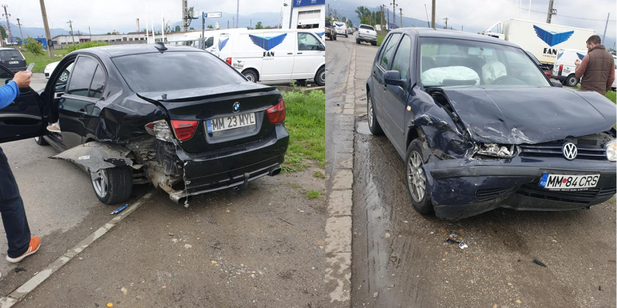 Vești proaste primite chiar în fața sediului unei firme de curierat