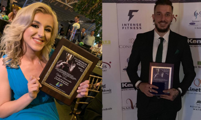 Made in Baia Mare: Yuliya Dumanska și Alexandru Csepreghi declarați cei mai buni jucători de handbal din România  (GALERIE FOTO)