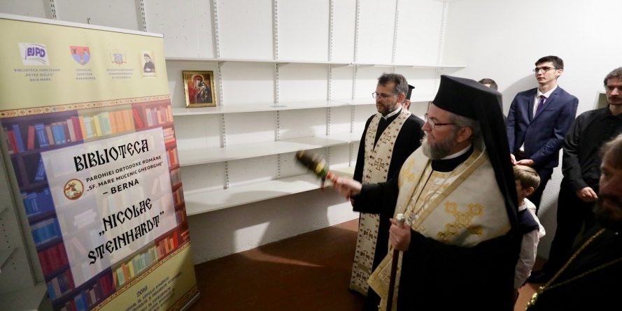 Bibliotecă românească la Berna, cu binecuvântare și cărți din Maramureș