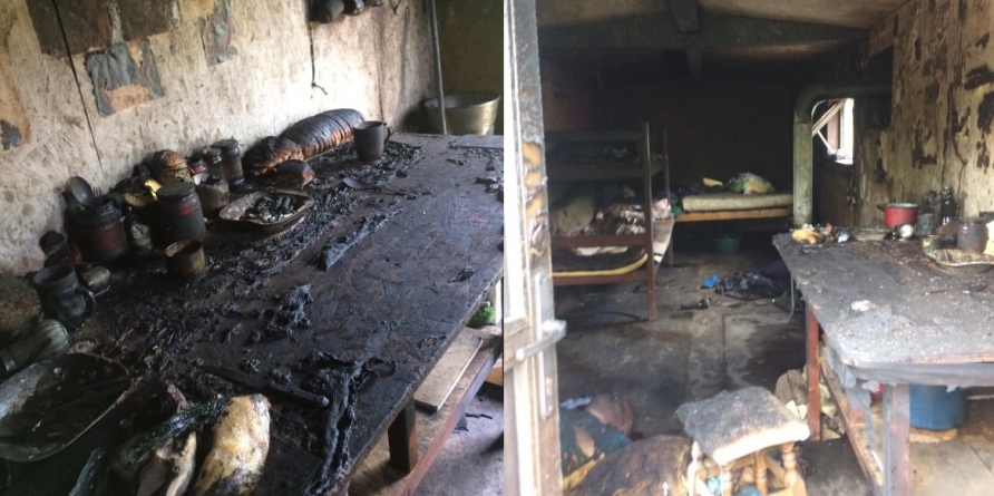 Un borșean găsit carbonizat într-un vagon-rulotă ce a luat foc în  Rozavlea