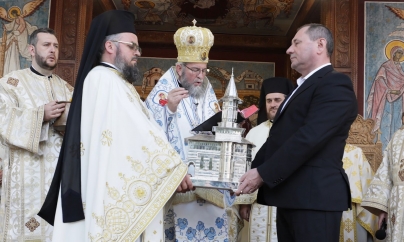 Chivotul bisericii noi a Mănăstirii Rohia, realizat pe cheltuiala inspectorului general al Poliţiei Române