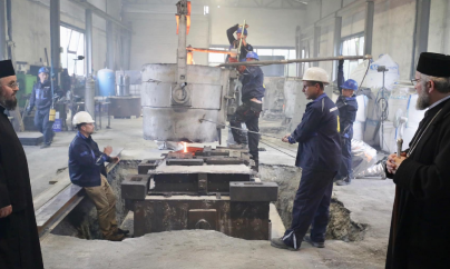 Clopotul cel mare pentru Mănăstirea „Sfânta Ana” Rohia a fost turnat la Satulung