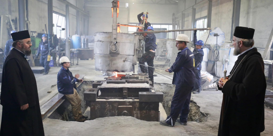 Clopotul cel mare pentru Mănăstirea „Sfânta Ana” Rohia a fost turnat la Satulung