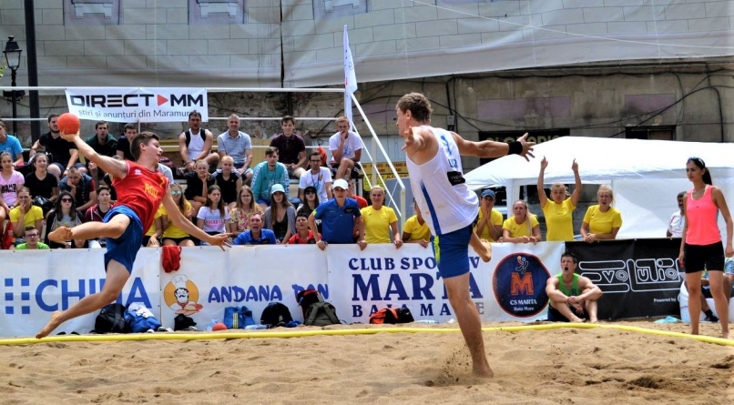 Premieră europeană în Baia Mare: handbal pe plajă în nocturnă la ”ebt Finals 2019”