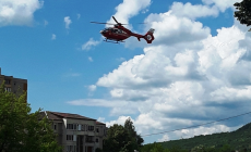 Incendiu în Bocicoiu Mare. Un bărbat a fost transportat la spital cu elicopterul SMURD