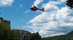 Incendiu în Bocicoiu Mare. Un bărbat a fost transportat la spital cu elicopterul SMURD