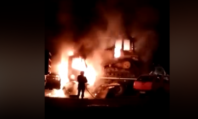 Incendiu cu cântec în Borșa