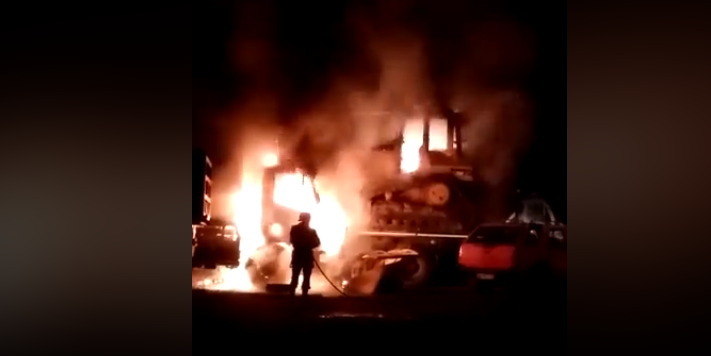 Incendiu cu cântec în Borșa